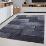 Ay. PLUS 8007 140 x 200 cm fekete Modern szőnyeg