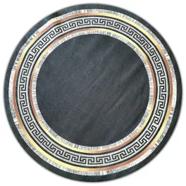 Ber. PORTE 2228 fekete arany 120 x 120 cm szőnyeg