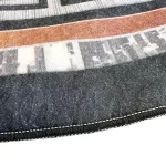 Ber. PORTE 2228 fekete arany 120 x 120 cm szőnyeg