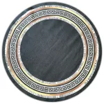 Ber. PORTE 2228 fekete arany 80 x 80 cm szőnyeg