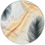 Ber. PORTE 2395 szürke arany 120 x 120 cm szőnyeg
