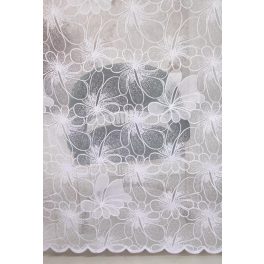 TRD. Kész függöny Penelope Fehér Virág 200x160cm