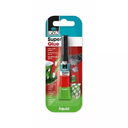 Ragasztó Bison Super Glue Liquid, 3 g, csomag 12 db