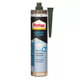 Szilikon Pattex Super Flex, szaniter, fehér, 280 ml
