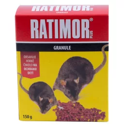   Csalétek RATIMOR® Bromadiolon pellets, 150 g, egerekhez és patkányokhoz, granulátum