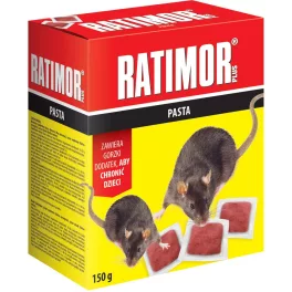   Csalétek RATIMOR® Bromadiolon, puha, egerekhez és patkányokhoz, 150 g