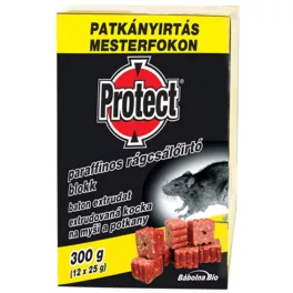   Csalétek PROTECT, extrudált kocka, egerekhez és patkányokhoz, 12x25 g (300 g)