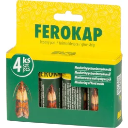   Molylepkecsali FEROKAP, élelmiszer molyokhoz, ragasztószalag, 4 db-os csomag