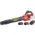 SET Worcraft CLB-S40LiBA ShareSYS akkumulátoros lombfúvó, 220 km/h, 2×20 V, 1 db CLB-20V-4.0 akkumulátorral és 1 db CLC-20V-2.4H töltővel.
