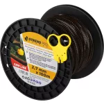 Fűkasza damil, Strend Pro Garden Premium SawLine, 2,7 mm, 100 m, sötétbarna, fogazott, nagy szilárdságú, kopásálló, tekercses