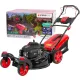 Benzinmotoros fűnyíró, Strend Pro Garden TB53S13, fekete/piros, vágásszélesség: 53,3 cm, Loncin V200 motor, 196 cm3, 4 ütemű, 4000 W, 5,4 LE, 3600 fordulat/perc, forgatható első kerekek, 60 l gyűjtőkosár, oldalkidobás, mulcsozás, önjáró