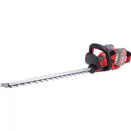 Akkumulátoros sövényvágó, Worcraft CHT-S40LiB ShareSYS, piros/fekete, 56 cm pengehossz, 2 x 20 V Li-Ion, 1550 löket/perc, ütésvédelem, maximum 28 mm ágvastagság, akkumulátor és töltő nélkül