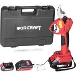 Olló Worcraft CSC-S20LiBP ShareSYS, 20V Li-Ion, kerti, akkumulátoros, ágvágó, vágás 30 mm, 1x 2.0 Ah