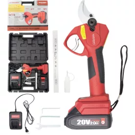   Olló Worcraft CSC-S20LiBP ShareSYS, 20V Li-Ion, kerti, akkumulátoros, ágvágó, vágás 30 mm, 1x 2.0 Ah