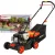 Benzinmotoros fűnyíró, Strend Pro Garden QN41D, fekete/narancssárga, vágásszélesség: 40,6 cm, 132 cm3, 4 ütemű, 2200 W, 3 LE, 45 l gyűjtőkosár, kézi tolás