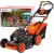 Benzinmotoros fűnyíró, Strend Pro Garden QL51PD-196, fekete/narancssárga, vágásszélesség: 51 cm, Loncin motor, 196 cm3, 4 ütemű, 4000 W, 5,4 LE, 3600 fordulat/perc, 60 l gyűjtőkosár, mulcsozás, oldalkidobás, önjáró