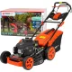 Benzinmotoros fűnyíró, Strend Pro Garden QL51PD-196, fekete/narancssárga, vágásszélesség: 51 cm, Loncin motor, 196 cm3, 4 ütemű, 4000 W, 5,4 LE, 3600 fordulat/perc, 60 l gyűjtőkosár, mulcsozás, oldalkidobás, önjáró