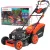 Benzinmotoros fűnyíró, Strend Pro Garden QL46PD-139, fekete/piros, vágásszélesség: 46 cm, Loncin motor, 139 cm3, 4 ütemű, 2400 W, 3,2 LE, 3600 fordulat/perc, 60 l gyűjtőkosár, mulcsozás, önjáró