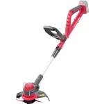 Akkumulátoros fűkasza, Worcraft CGT-S20LiST ShareSYS, piros/fekete, 24 cm, 2 Ah 20 V Li-Ion, 9000 fordulat/perc, teleszkópos nyél, tartozékokkal, akkumulátor és töltő nélkül