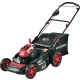 Akkumulátoros fűnyíró, Worcraft CLM-S58LiB, fekete/piros, vágásszélesség: 50,8 cm, 58 V Li-Ion, 3200 fordulat/perc, 60 l gyűjtőkosár, mulcsozás, oldalkidobás, akkumulátorral és töltővel