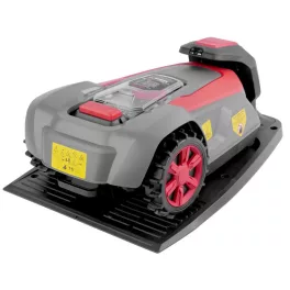  Akkumulátoros robotfűnyíró, Worcraft RLM-20Li, vágásszélesség: 22 cm, 20 V Li-Ion, 4 Ah, 1,2 km/h, ütközésérzékelő, esőérzékelő, automatikus dokkolás, akkumulátorral és dokkolóval