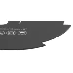 Fűkasza kés TT-BC415/520, 8 fogú tárcsa, 255x1,6 mm, pót