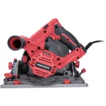 Merülőfűrész, Worcraft TS12-165A, 1200 W, 165 mm tárcsa, 54 mm vágásmélység, állítható mélység és szög, 2 x 70 cm vezetősínnel