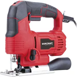   Elektromos szúrófűrész, Worcraft JS06-65, piros/fekete, 550 W, 800-3000 löket/perc, 0-45° állítható