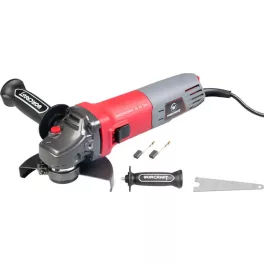  Elektromos sarokcsiszoló, Worcraft AG08-125S, piros/fekete, 125 mm, 820 W, 11 000 fordulat/perc, 230 V