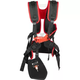   Bozótvágó heveder, Strend Pro Premium TW010-W, fekete, kétvállas