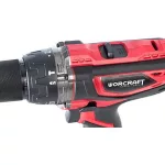 Akkumulátoros fúró-csavarozó, Worcraft CHD-S20Li ShareSYS, piros/fekete, 50 Nm, 0-1650 fordulat/perc, 20V Li-Ion, akkumulátor és töltő nélkül