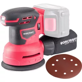   Csiszoló Worcraft CRS-S20Li ShareSYS, 125mm, excentrikus, 20V Li-ion