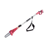 Akkumulátoros ágvágó láncfűrész, Worcraft CPS-S20Li ShareSYS, piros, 2-4 Ah 20V Li-Ion, vezetősín: 24 cm, 5 m/s láncsebesség, teleszkópos nyél, akkumulátor és töltő nélkül