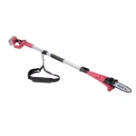 Akkumulátoros ágvágó láncfűrész, Worcraft CPS-S20Li ShareSYS, piros, 2-4 Ah 20V Li-Ion, vezetősín: 24 cm, 5 m/s láncsebesség, teleszkópos nyél, akkumulátor és töltő nélkül