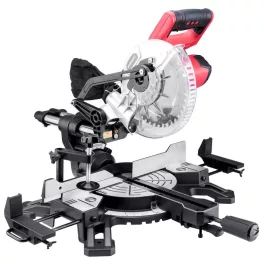   Akkumulátoros gérvágó fűrész, Worcraft CMS-S20Li ShareSYS, 2-4 Ah 20 V Li-Ion, 185 mm tárcsa, 3600 fordulat/perc, csúszó funkció, lézeres vezető, akkumulátor és töltő nélkül