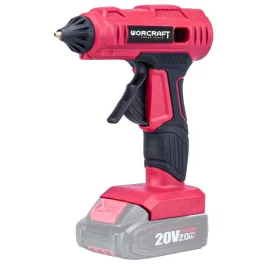   Pisztoly Worcraft CLG-S20Li ShareSYS, ragasztó, 20V, Li-ion, 11 mm-es ragasztórudakhoz