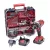 Akkumulátoros fúró-csavarozó, Worcraft CD-S20LiWT ShareSYS, piros/fekete, 40 Nm, 0-1400 fordulat/perc, 20 V Li-Ion, 2 x 2,0 Ah, akkumulátorral, töltővel, tartozékokkal, hordtáskában