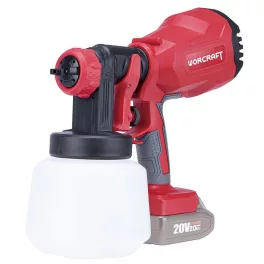   Pisztoly Worcraft CSG-S20LiA ShareSYS, 20V Li-Ion, 1000 ml, festékszóró, festékhez
