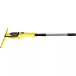 Ablaktörlő, Strend Pro VAC-80E, sárga/fekete, 28 cm, 280 ml, 65 cm teleszkópos nyél, 2000 mAh akkumulátoros, 10 W, szórófejes palack, 50 ml szennyvíztartállyal