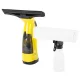 Ablaktörlő, Strend Pro VAC-79W, sárga/fekete, 28 cm, 280 ml, akkumulátoros, szórófejes palackkal, 60 ml szennyvíztartállyal, könnyű, praktikus