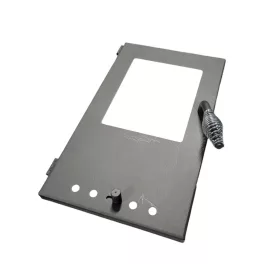  Thalia Uno Glass Lite tűzhelyajtó, szürke, 3,9 kW