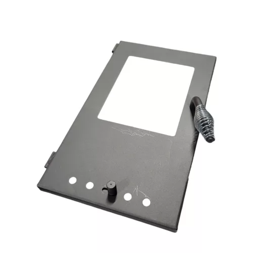  Thalia Uno Glass Lite tűzhelyajtó, szürke, 3,9 kW