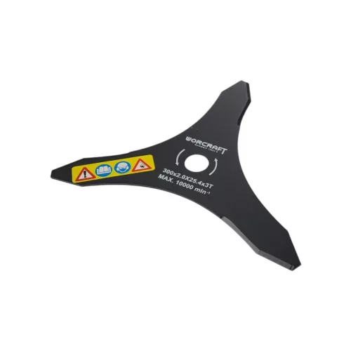 Bozótvágó kés, Worcraft GT65-430 bozótvágóhoz, fekete, 300mm, 55. számú pótalkatrész