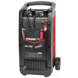   Indítókocsi Strend Pro BC-730, töltő, 12/24V, 40 A, indítás 400 A, autóakkumulátorokhoz