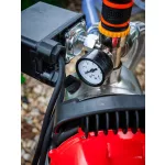 Házi vízmű, Strend Pro Garden, ezüst/piros, 1000 W, tartály: 24 l, maximális átfolyás: 3500 l/óra, rozsdamentes acél, tiszta vízhez és esővízhez