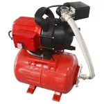 Házi vízmű, Strend Pro Garden, piros/fekete, 1000 W, tartály: 24 l, maximális átfolyás: 3500 l/óra, festett acél, tiszta vízhez és esővízhez