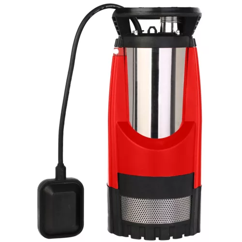 Elektromos búvárszivattyú, Strend Pro Garden MQ1000, piros/fekete, 1000 W, 10 m kábel, maximális emelőmagasság: 33 m, 108 l/perc, IPX8, tiszta vízhez, úszókapcsolós