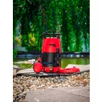 Elektromos búvárszivattyú, Strend Pro Garden MC900E, piros/fekete, 900 W, 10 m kábel, 300 l/perc, IP68, úszókapcsolós, tiszta vízhez és szennyvízhez