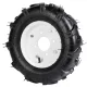 Kapálógép kerék, Worcraft WPLM112 benzinmotoros kapálógéphez, 1 pár, 7,5 cm széles, 32 cm átmérő, felfújható