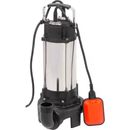   Elektromos búvárszivattyú, Strend Pro SCV1100, fekete/ezüst, 1100 W, 8 m kábel, maximális emelőmagasság: 10 m, 375 l/perc, IPX8, szennyvízhez, úszókapcsolós, késes